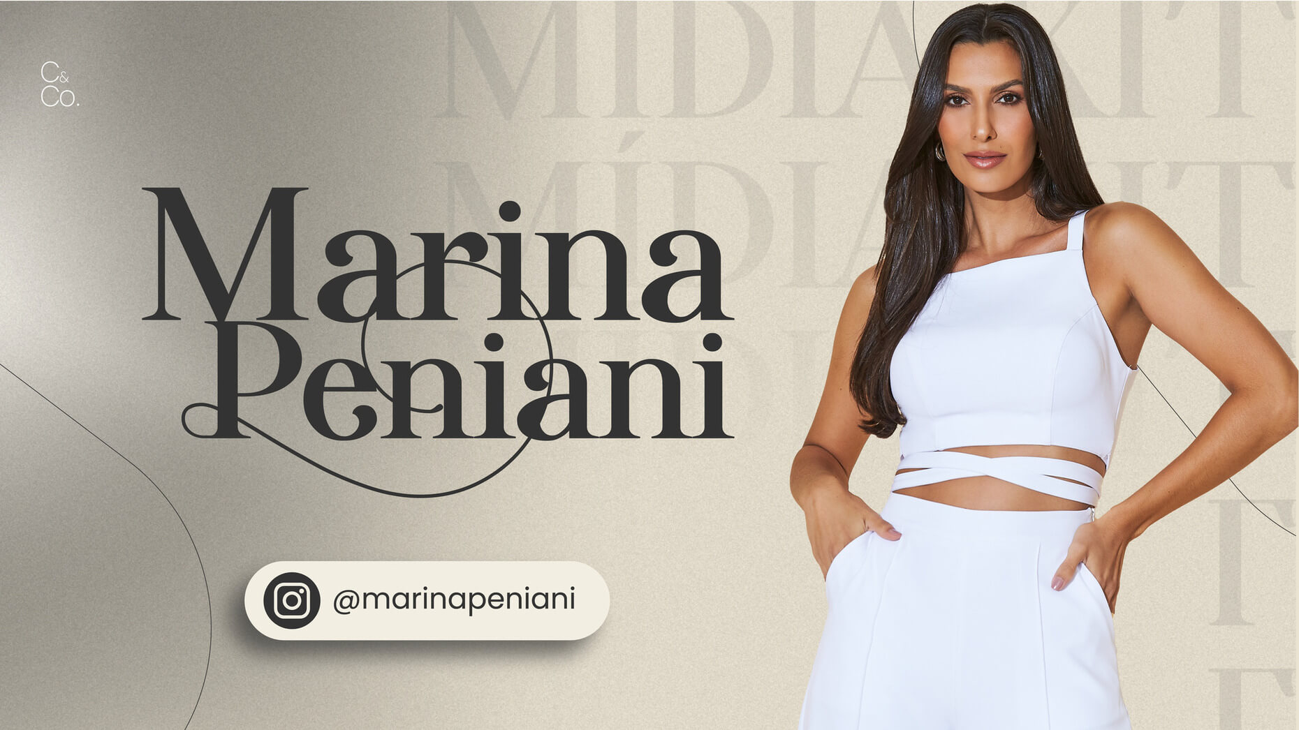 Marina Peniani: modelo e influencer que arrasa nas redes sociais de São José do Rio Preto